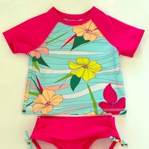 Girls 2 piece swim wear
